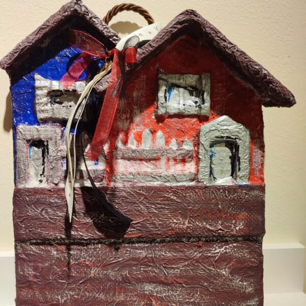 Σπιτάκι Μπλέ/Κόκκινο - Γούρι