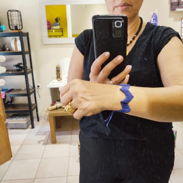 Βραχιολι μακραμέ zig zag