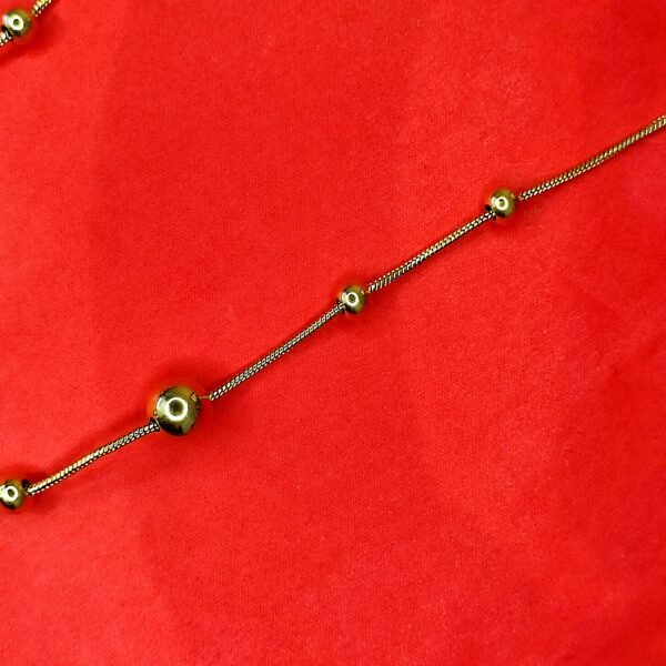 Ατσάλινο βραχιολι με μπίλιες