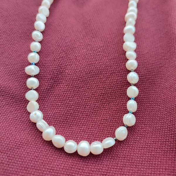 Χειροποίητο κολιέ με μαργαριτάρια καλλιέργειας