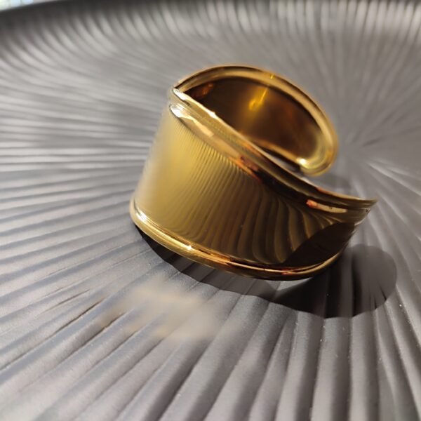 Ατσάλινο βραχιόλι BANGLE κύμα