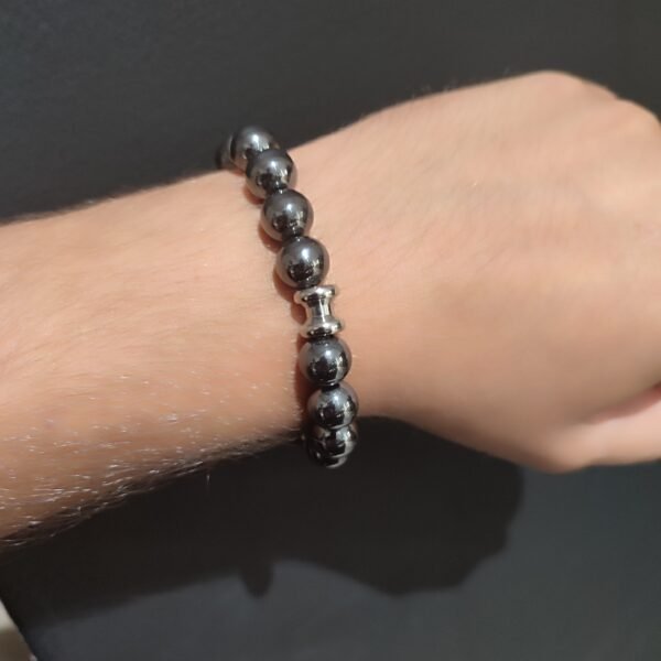 IMG_20251003_203606 Unisex βραχιόλι ελαστικό με αιματίτη