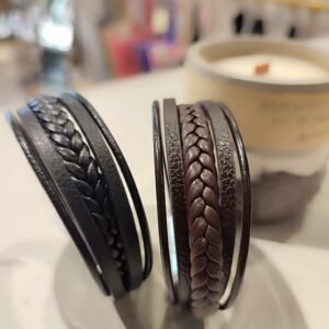 IMG_20251017_095736 Δερμάτινο ανδρικό 3πλο βραχιόλι