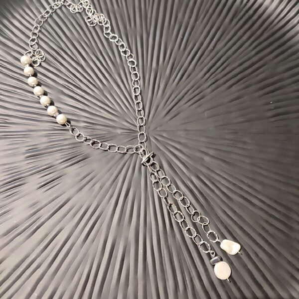 Χειροποίητο κολιέ με μαργαριτάρια Ήρα