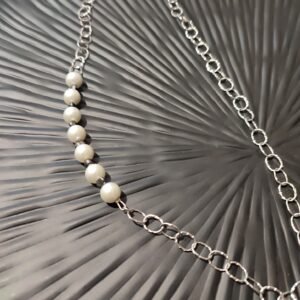 Χειροποίητο κολιέ με μαργαριτάρια Ήρα