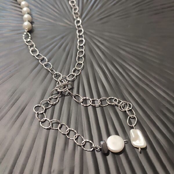 Χειροποίητο κολιέ με μαργαριτάρια Ήρα