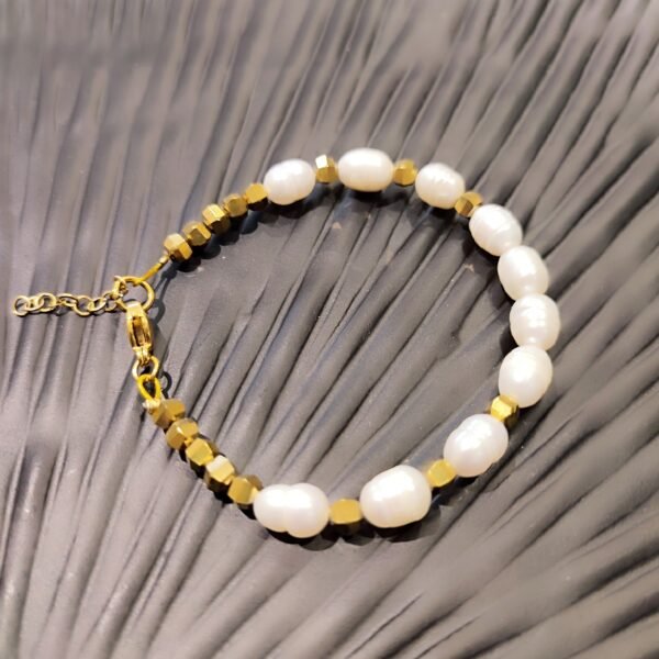 IMG_20251020_122509 Βραχιόλι Ήρα χειροποίητο με πέρλες και χρυσούς αιματίτες