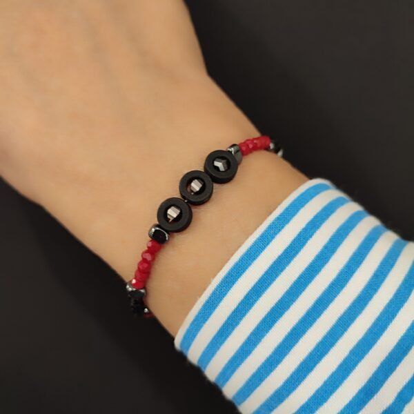 Βραχιόλι χειροποίητο με αιματίτες