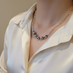 1770279498101_Firefly_Gemini Flash_Lady boost wearing the necklace. She wears a silk shirt . Show close up to boost with 787140.png