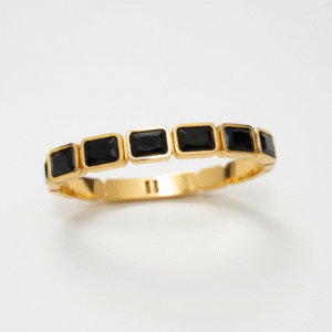 Ατσάλινο βραχιόλι χειροπέδα παραλληλόγραμμη