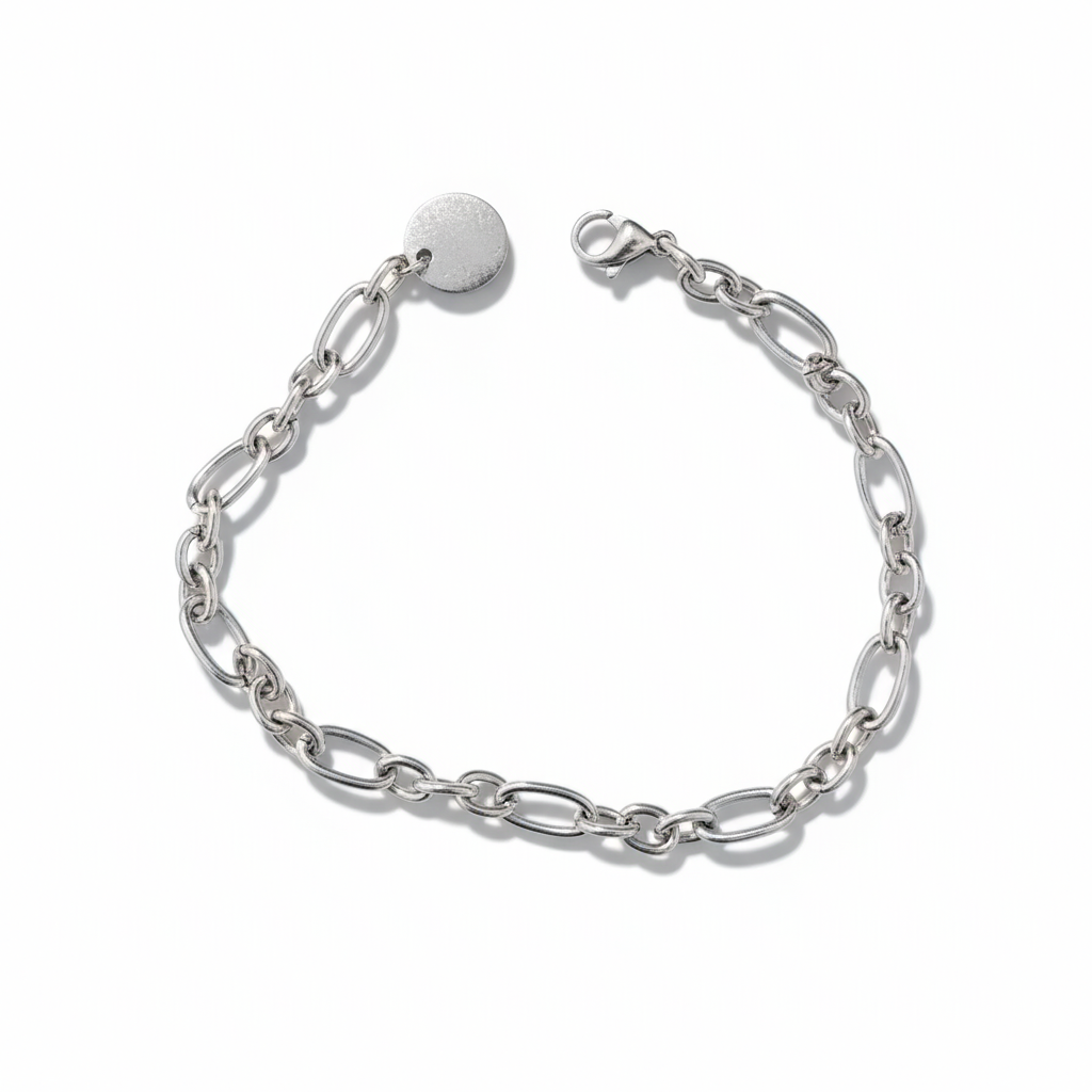 Ατσάλινο βραχιόλι αλυσίδα Basic 2