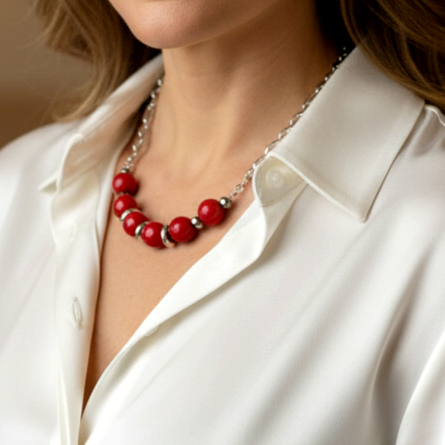 Χειροποίητο κολιέ Φιλία