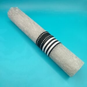 Λαμπάδα κύλινδρος σαγρέ γκρι αρωματική -2-