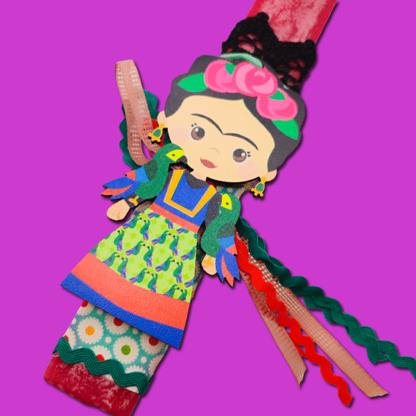 Aρωματική λαμπάδα κόκκινη πλακέ Φριντα