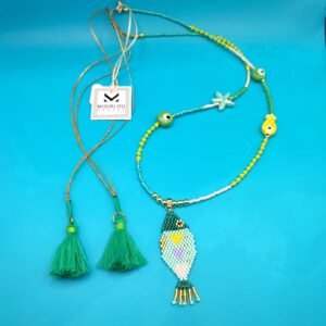 Misirlou χειροποίητο κολιέ Kyma ART 109